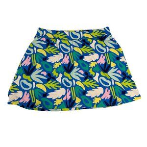 Mary Square Ladies sz Lg Tennis Golf Pickleball skort stretch pull on Colorful